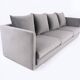 Sofa MALMO grey, Scandinavian design