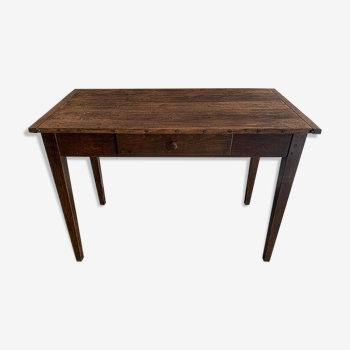 Authentic vintage farm table / 50s desk in oak.