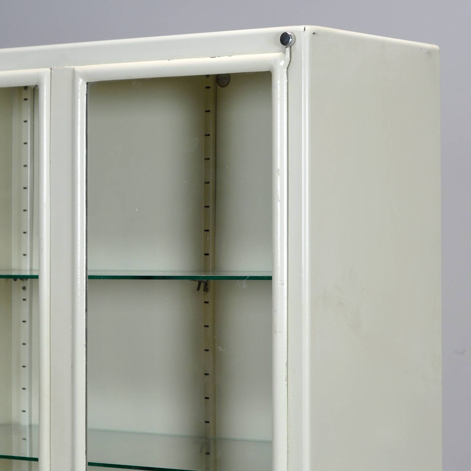 Iron medical showcase of kovona, 1950's