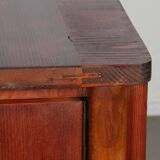 Commode en bois des années 1950