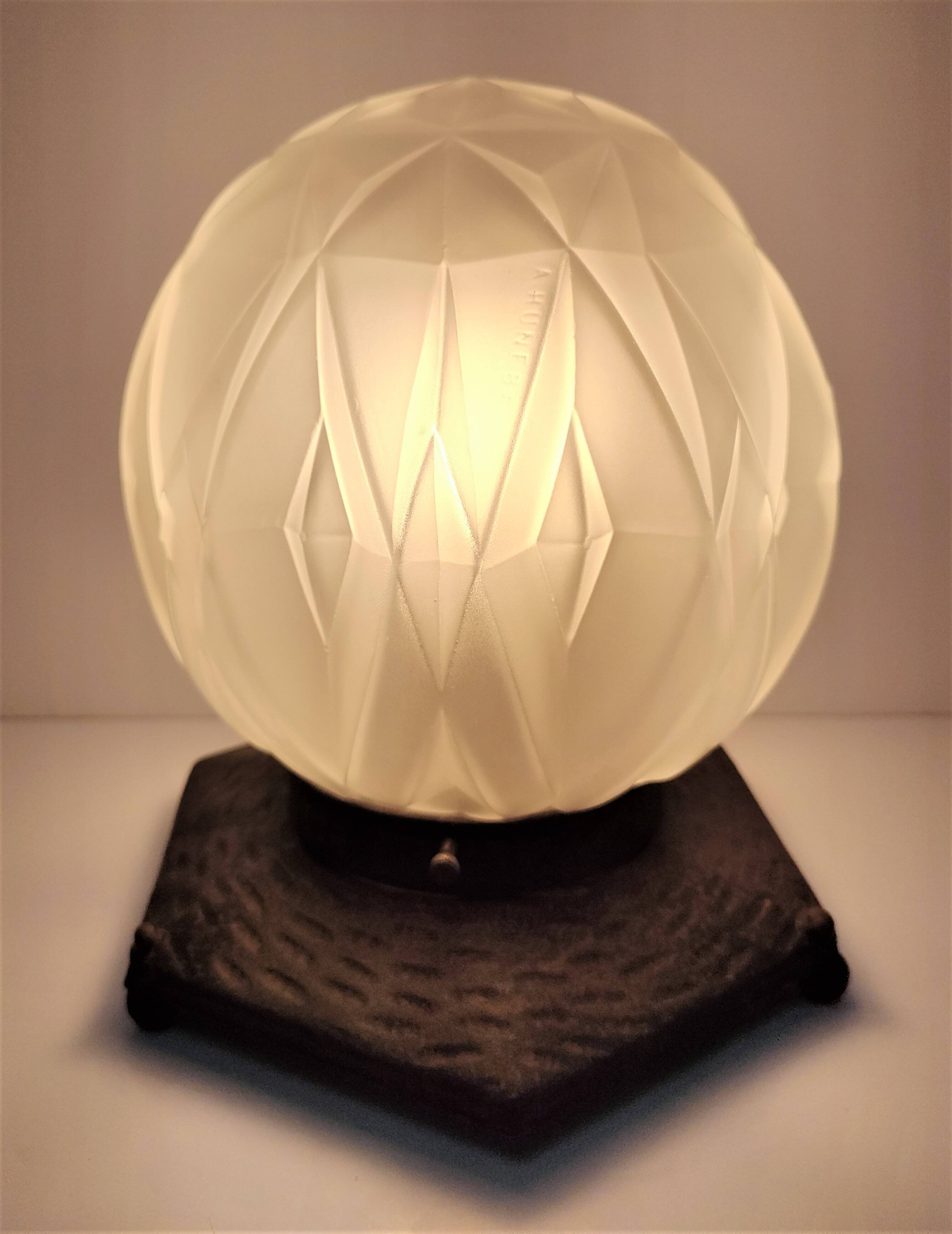 Prism Lamp by André Hunebelle Art Deco