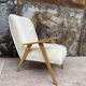 Scandinavian armchair compass feet