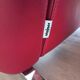 2-seater sofa & pouffe, Steiner Faubourg red leather
