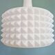Large white opaline pendant light, design by Ivan Jakes, 1960s.