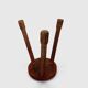 Tabouret tripode en bois massif  Années 50/60