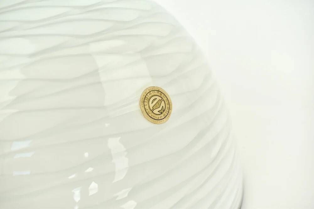 Vintage Artigianato Muranese Murano Flush Mount Ceiling Light