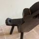 Tabouret tripode rustique