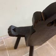 Rustic tripod stool