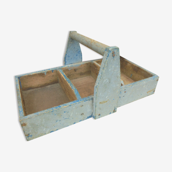 Old wooden tool box
