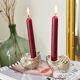 Pair of silver metal seashell candlesticks 60