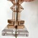 Pair of 60s glass lamps