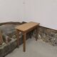 Console en bois, années 1970-1980