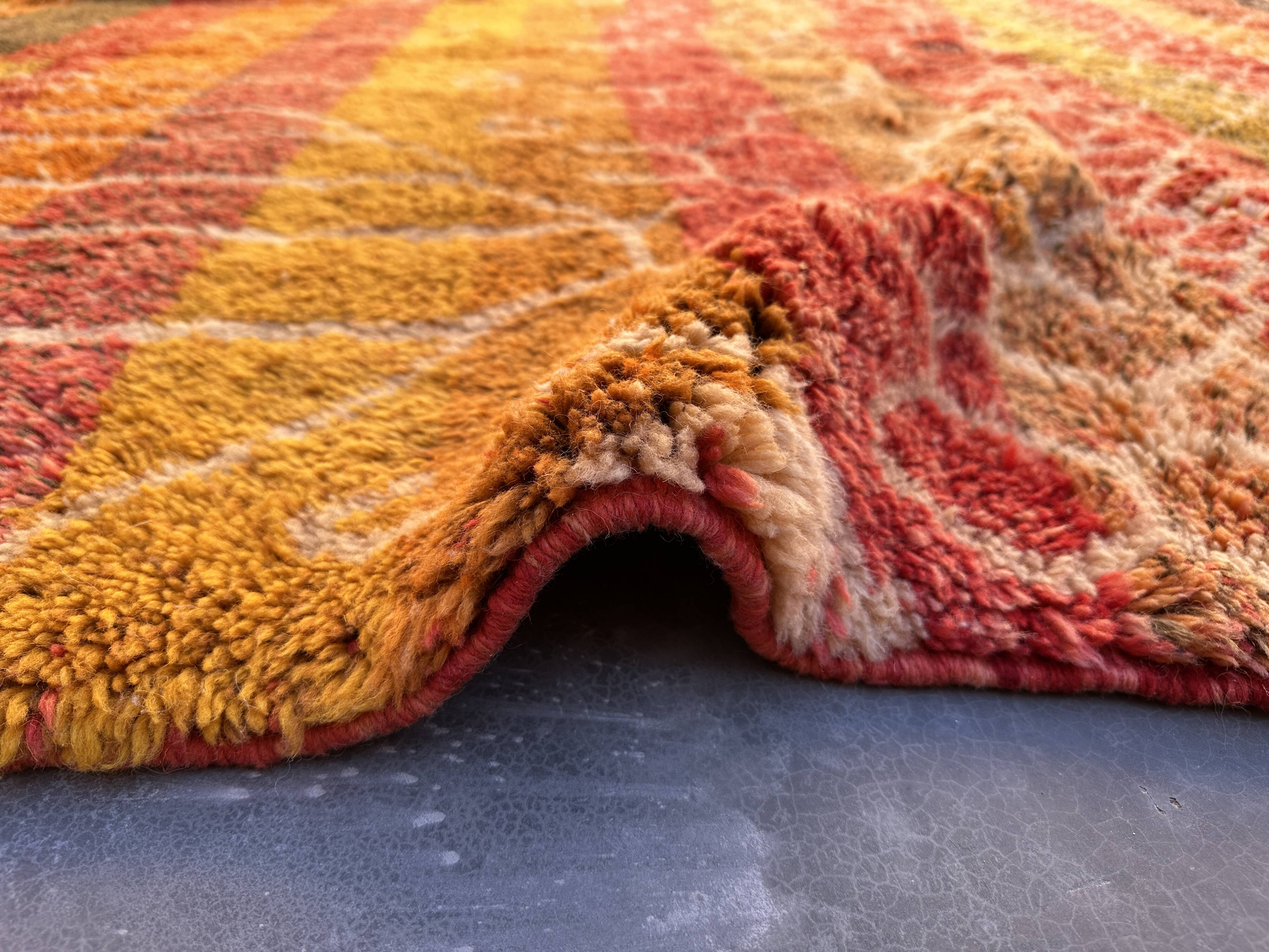 Tapis Marocain  Beni M'Rirt coloré - 217 x 302 cm
