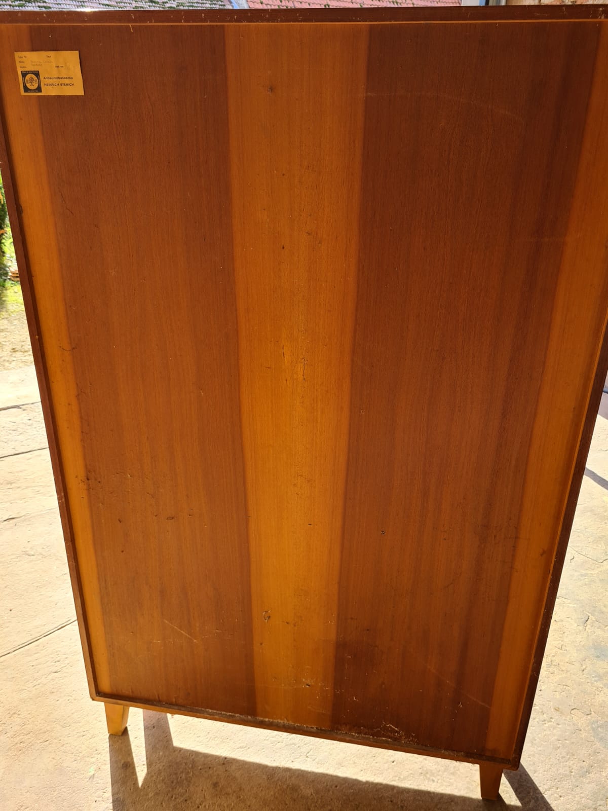 Vintage bookcase foot compass