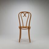 Mid century Zpm Radomsko bentwood and cane dining chair, 1960s