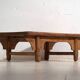 Table basse ancienne en bois de pin – Chine, circa 1930