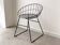 Tabouret / chaise vintage en fil métallique