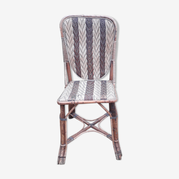 Set 2 rattan chairs 1900