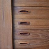 Danish Deaign Highboard by H.P. Hansen in Teak