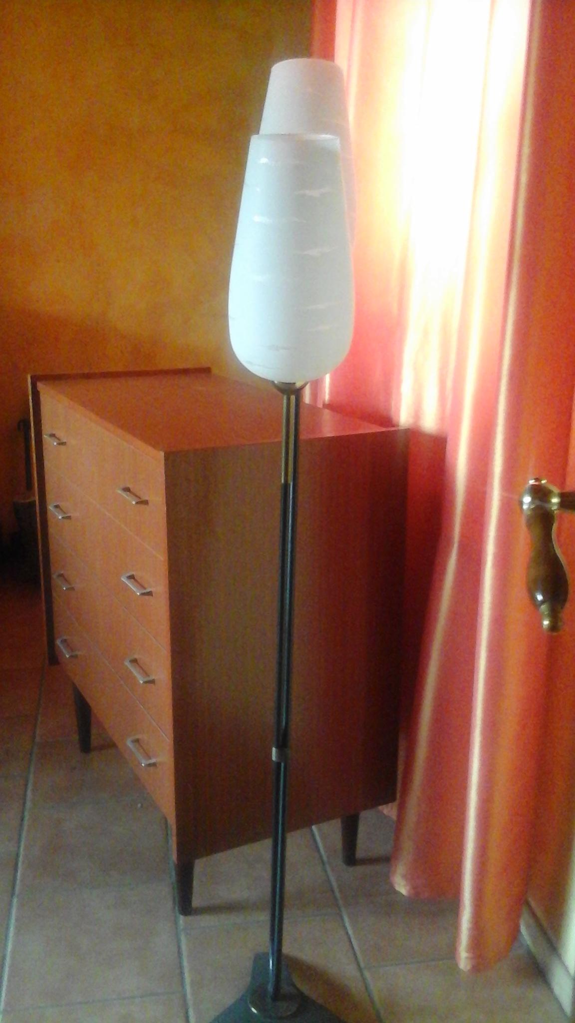 The 1960s teak chest of drawers