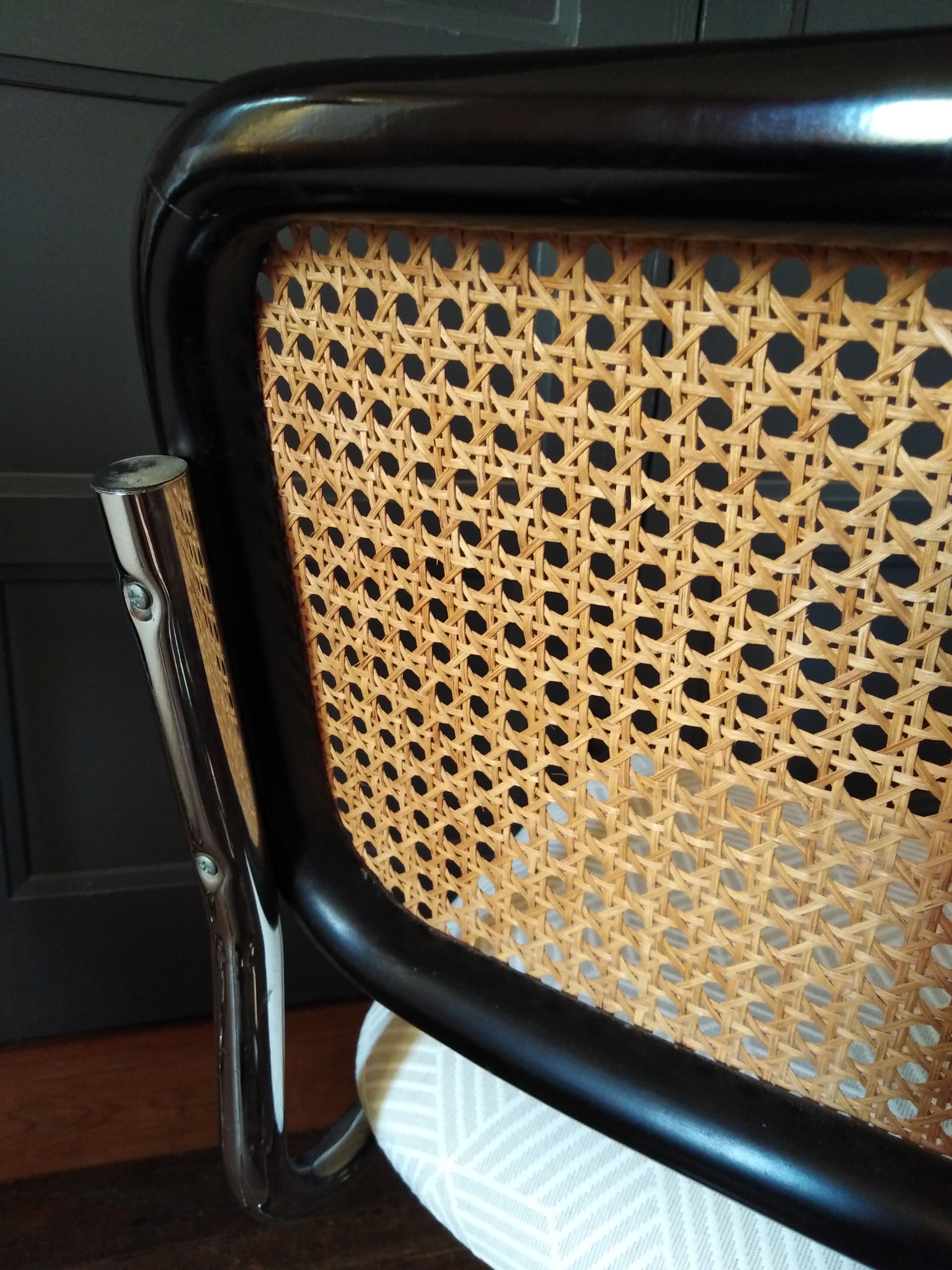 2 chairs cesca Marcel Breuer 1970