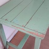 Green farm table