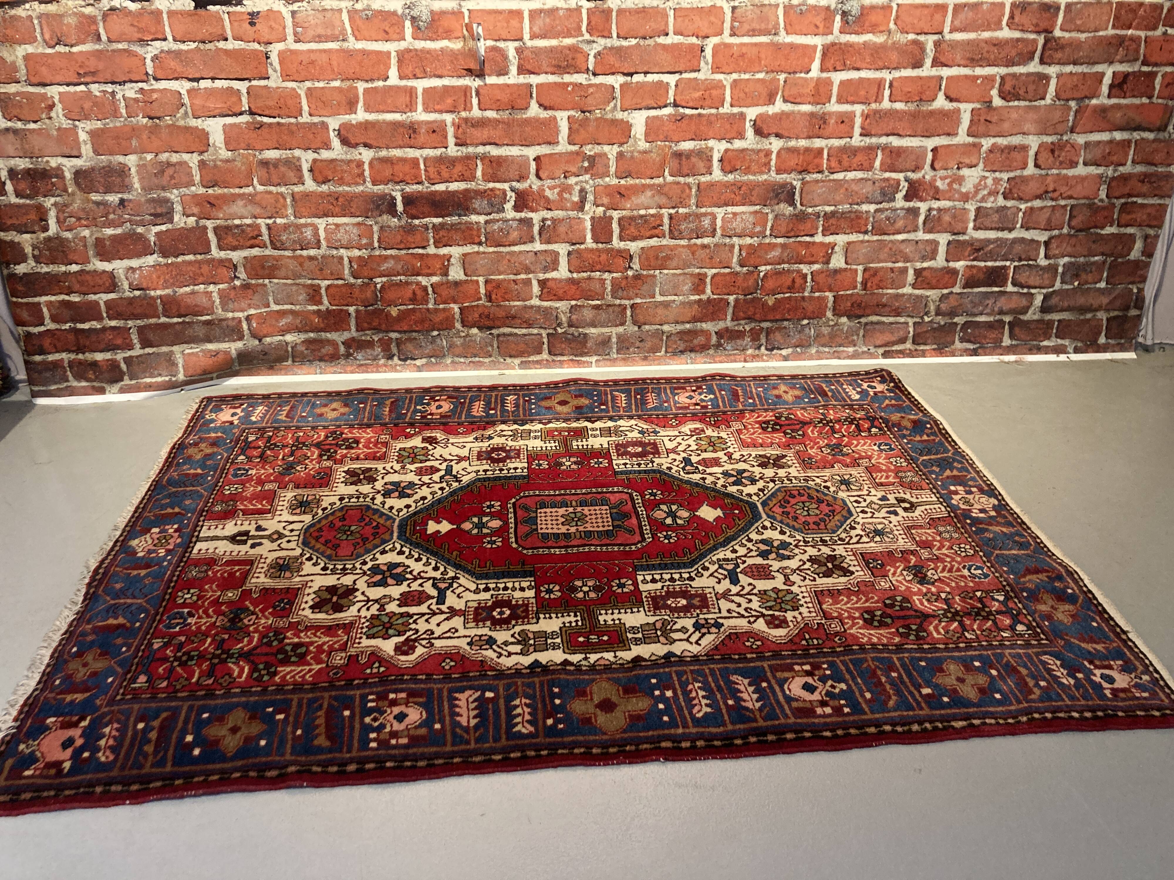 Oriental carpet entirely handmade