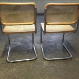 Set of four B32 chairs by Marcel Breuer