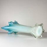 Vintage Murano Vase Grand Blue-Green, Italy, 1970s