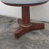 Monopod empire pedestal table