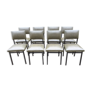 8 chaises vintage en