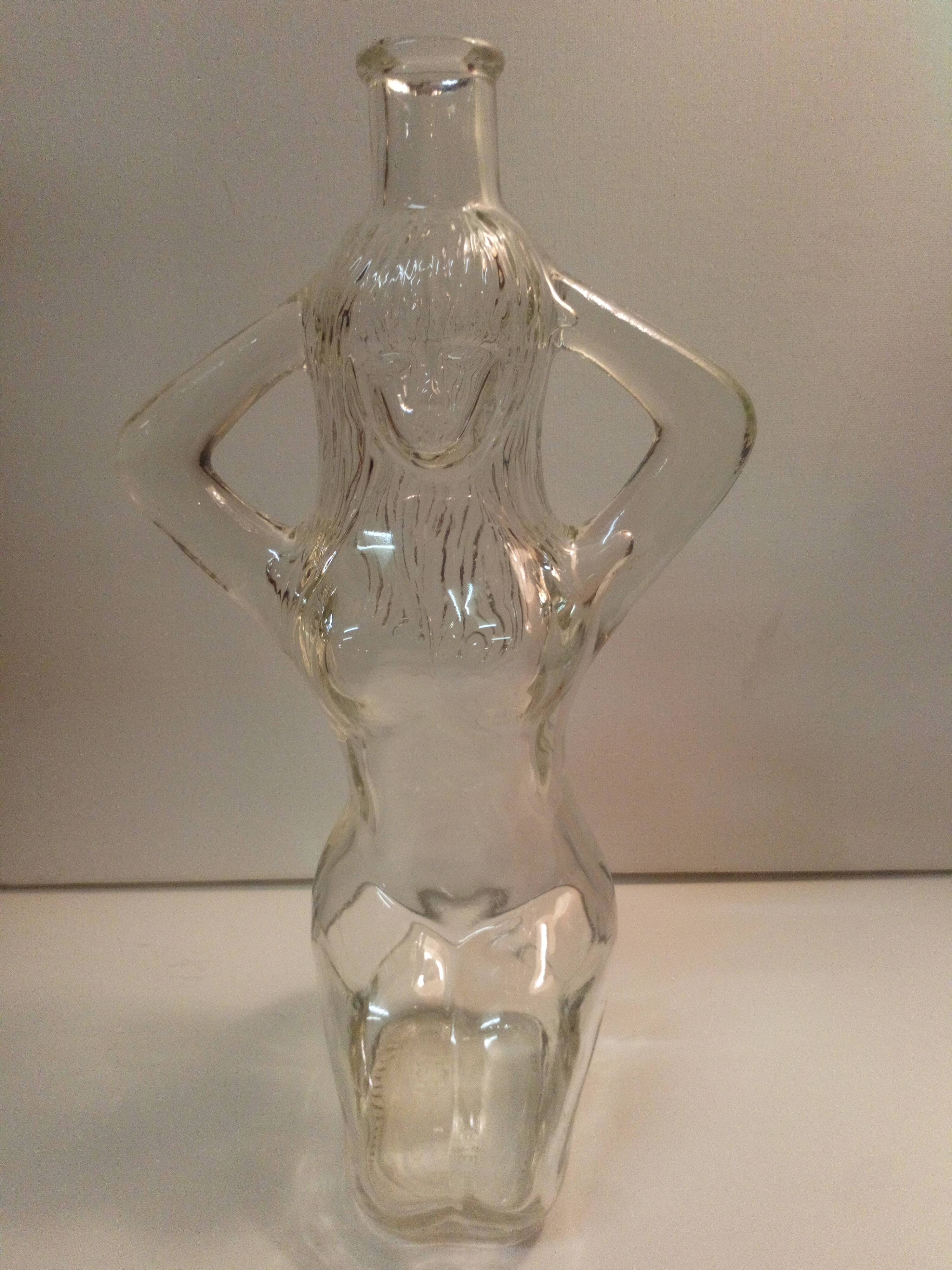 Carafe the transparent glass nymph
