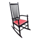 Wooden rocking chair / Fabric year 1967