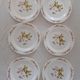 6 Flat plates Normandy apple decoration Arcopal france