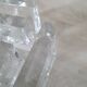 Candle holder or glass warmer with irregular ice effect.