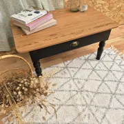 Table basse vintage rénovée