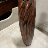 Vase en Teck
