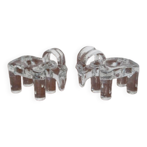 bougeoirs scandinave - verre