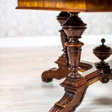 Antique Walnut Center Table, 1890s