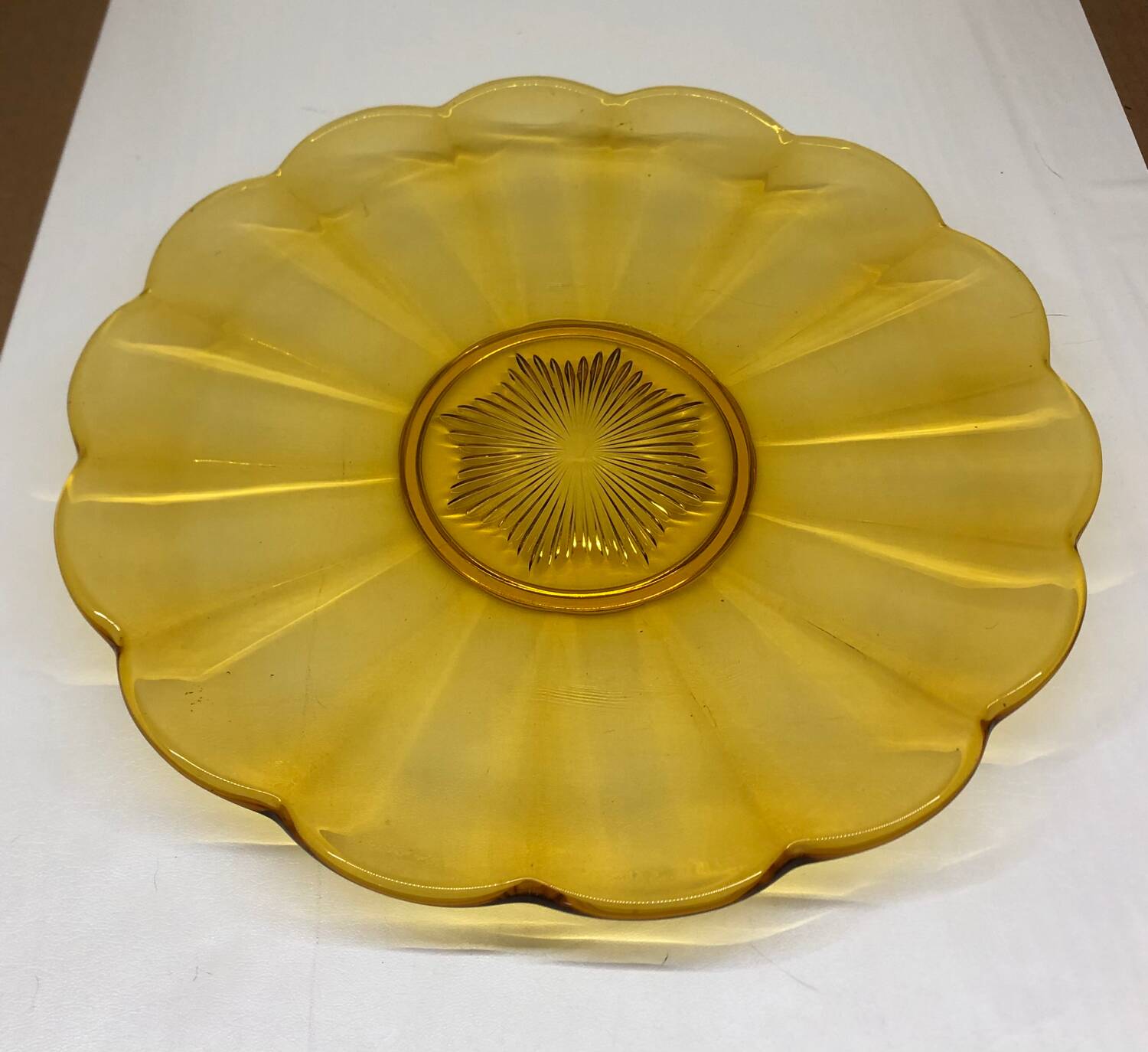 Luxval art deco dish from Val Saint Lambert