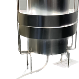 Lampe Altair argent par Max Sauze