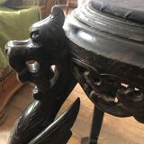 Old pedestal table to place a plant