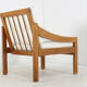 Fauteuil en pin 'Gassel' | 2 pièces en stock
