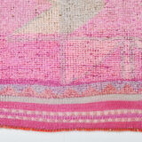 3x11 pale pink vintage runner rug 104x328cm