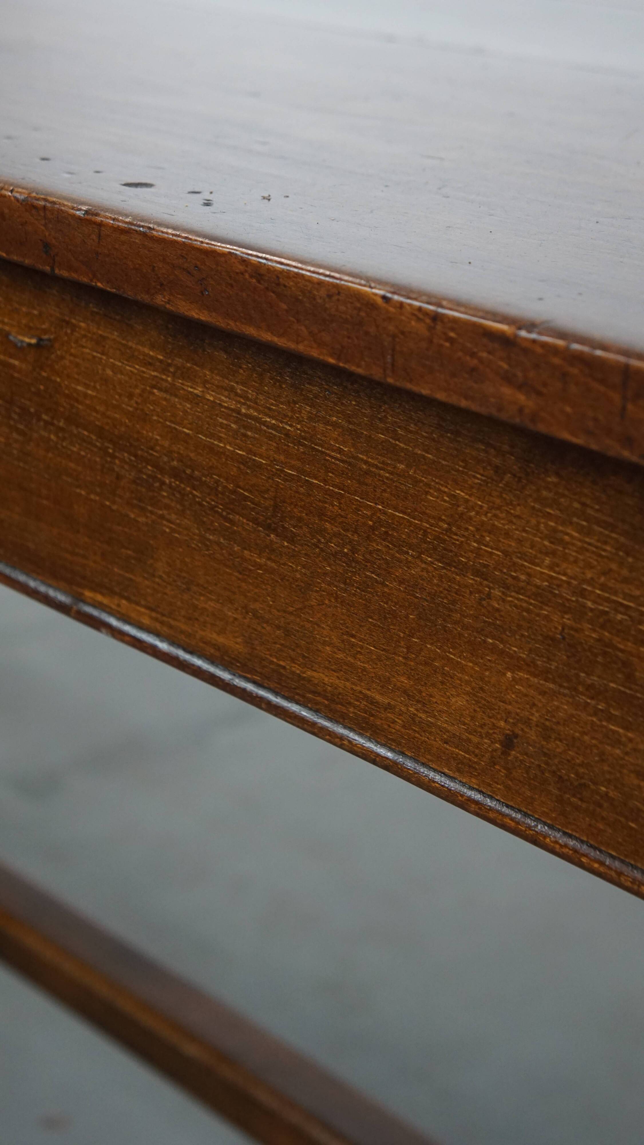 Antique French Dining Table in Fruitwood from the 18th Century