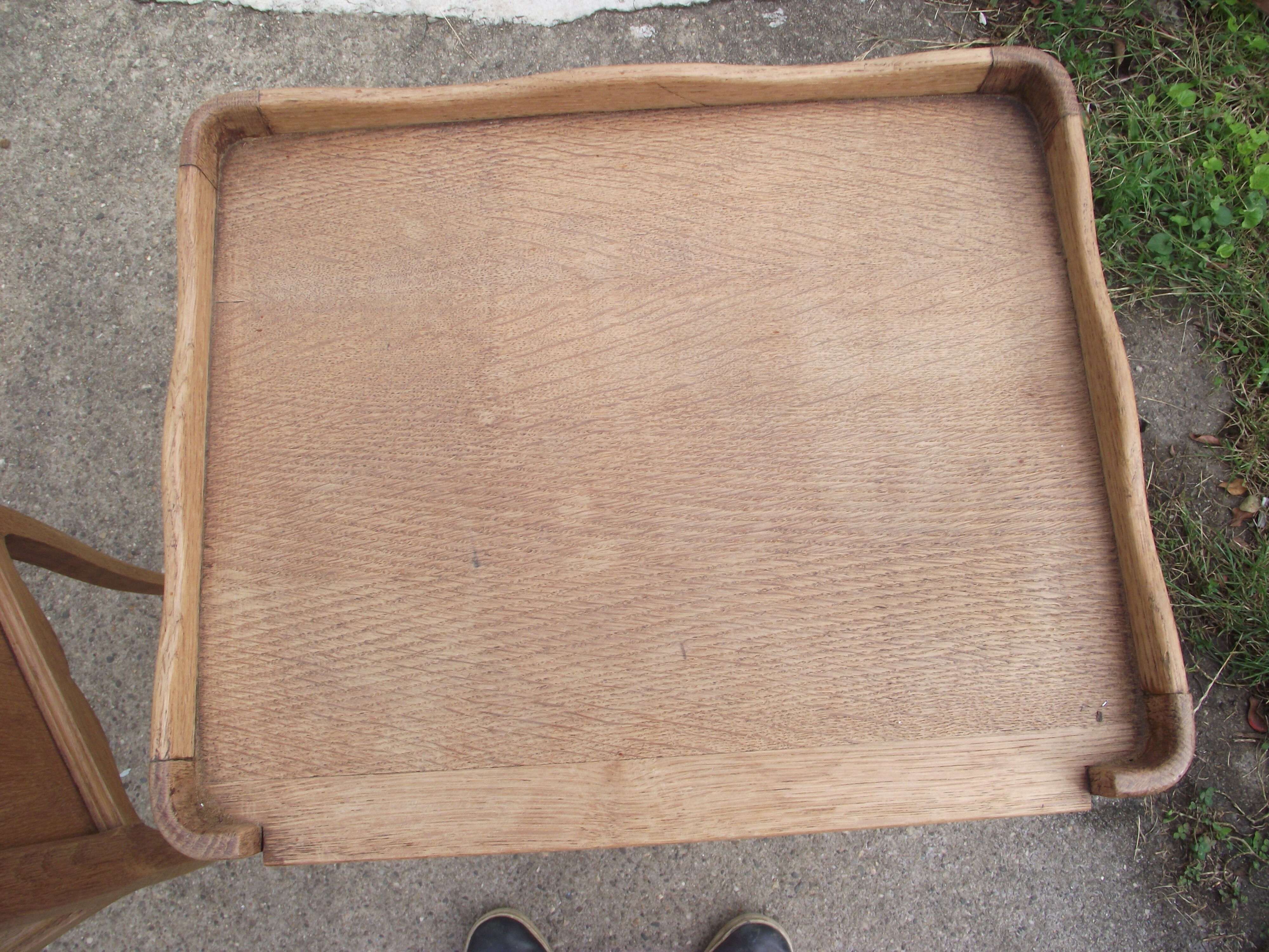 Pair of bedside style Louis XV solid oak