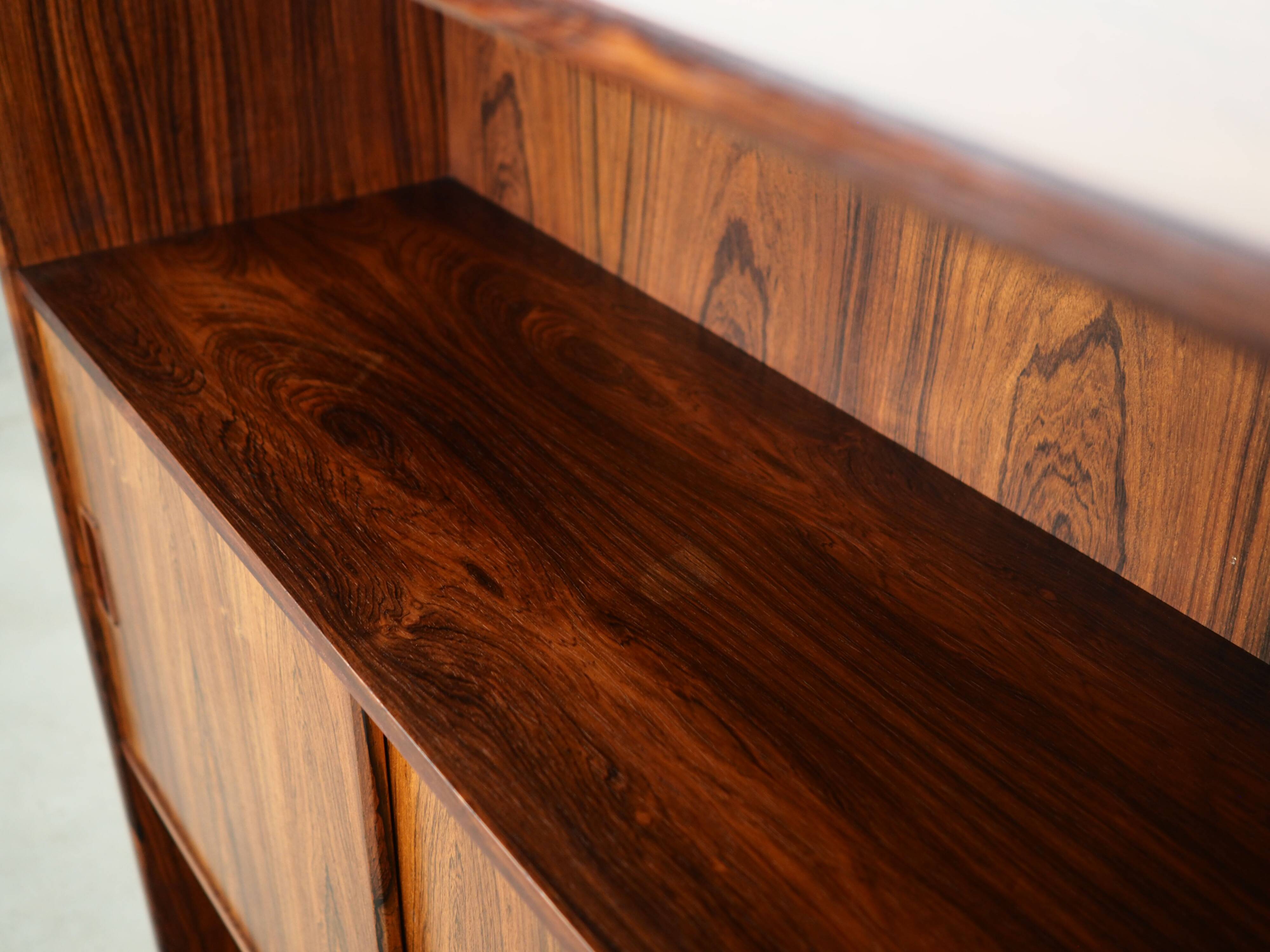 Rosewood bookcase, Danish design, 1970s, designer: Erik Jensen, production: Westergaards Møbelfabrik