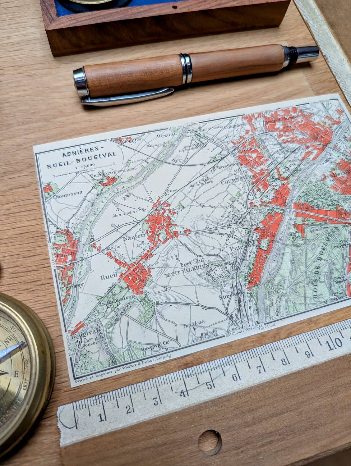 Printed in 1914, Rueil, Asnières, Bougival.