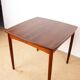 Danish extendable and reversible table, games or meals, rosewood 1960.