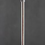 1970s Italian Chrome Plated and Glass Chandelier